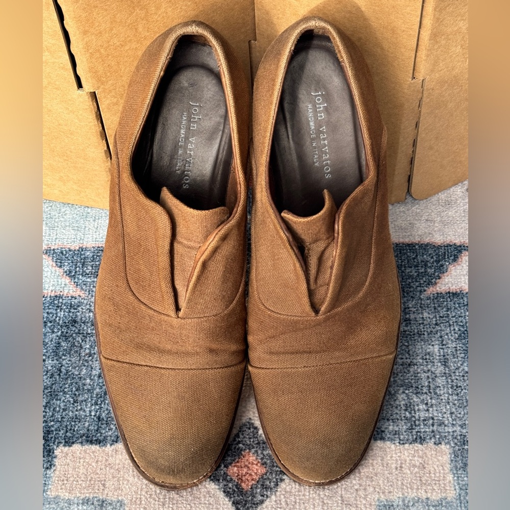*SOLD* JOHN VARVATOS Men’s Jacob Laceless Derby Shoes MSRP $498 Made In Italy 9